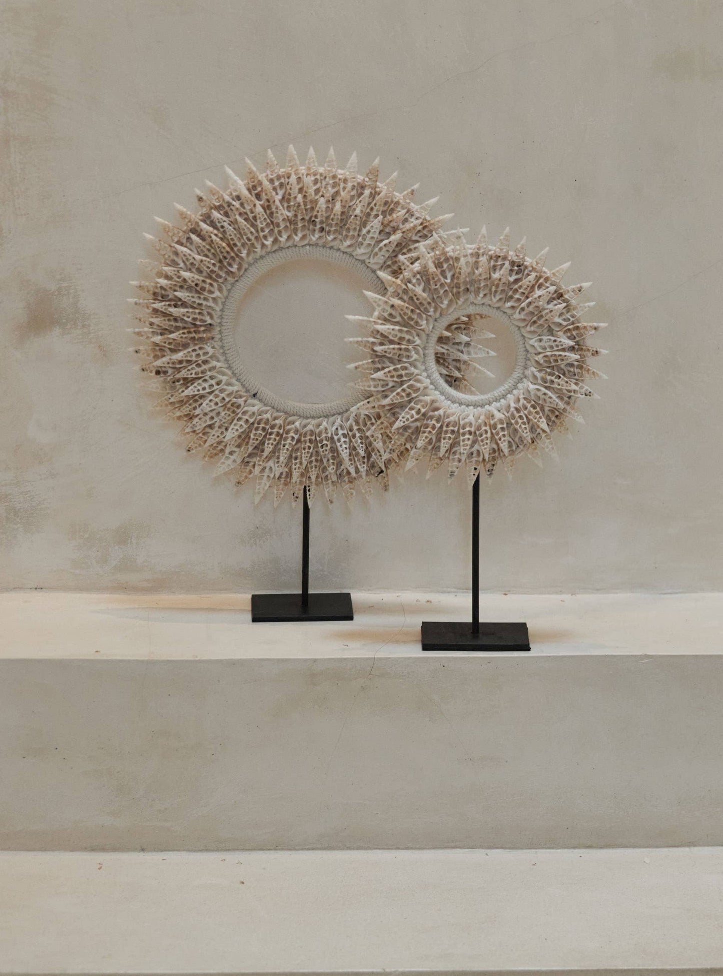 Solaris Shell Handmade Art on a Stand