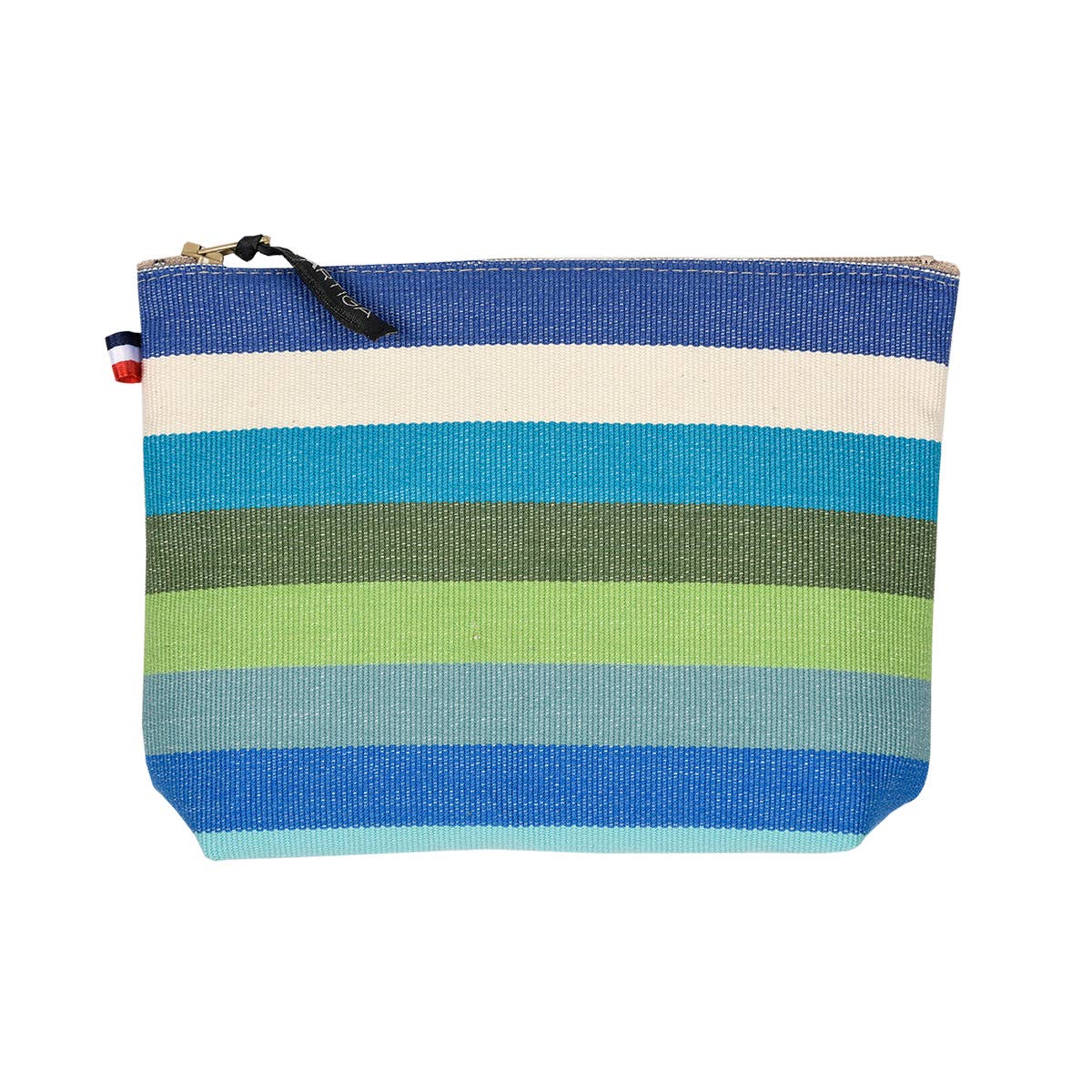 Turquoise Make Up Bag, Espadrille Canvas