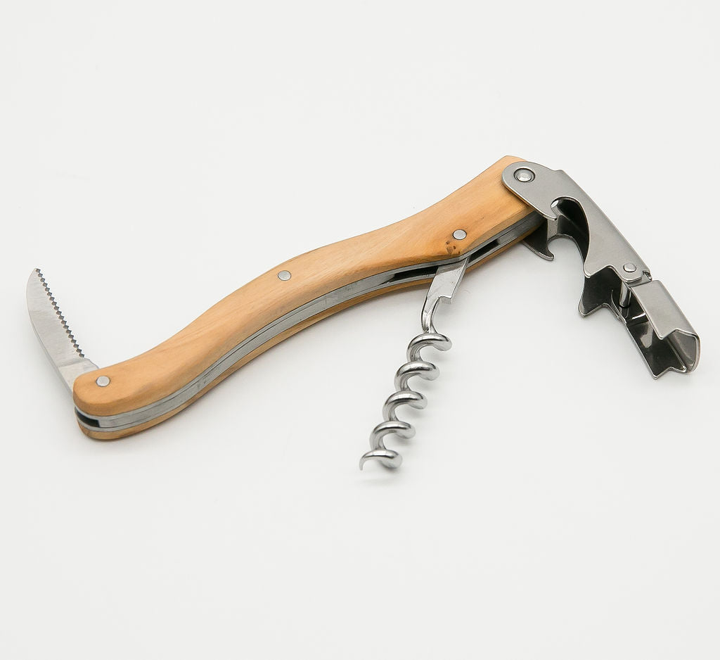 Olivewood Corkscrew in Beachwood Box