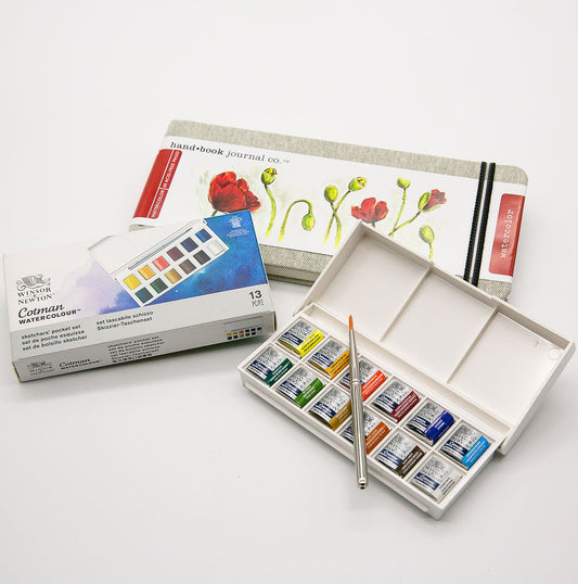 Windsor Newton Watercolor Set, Portable