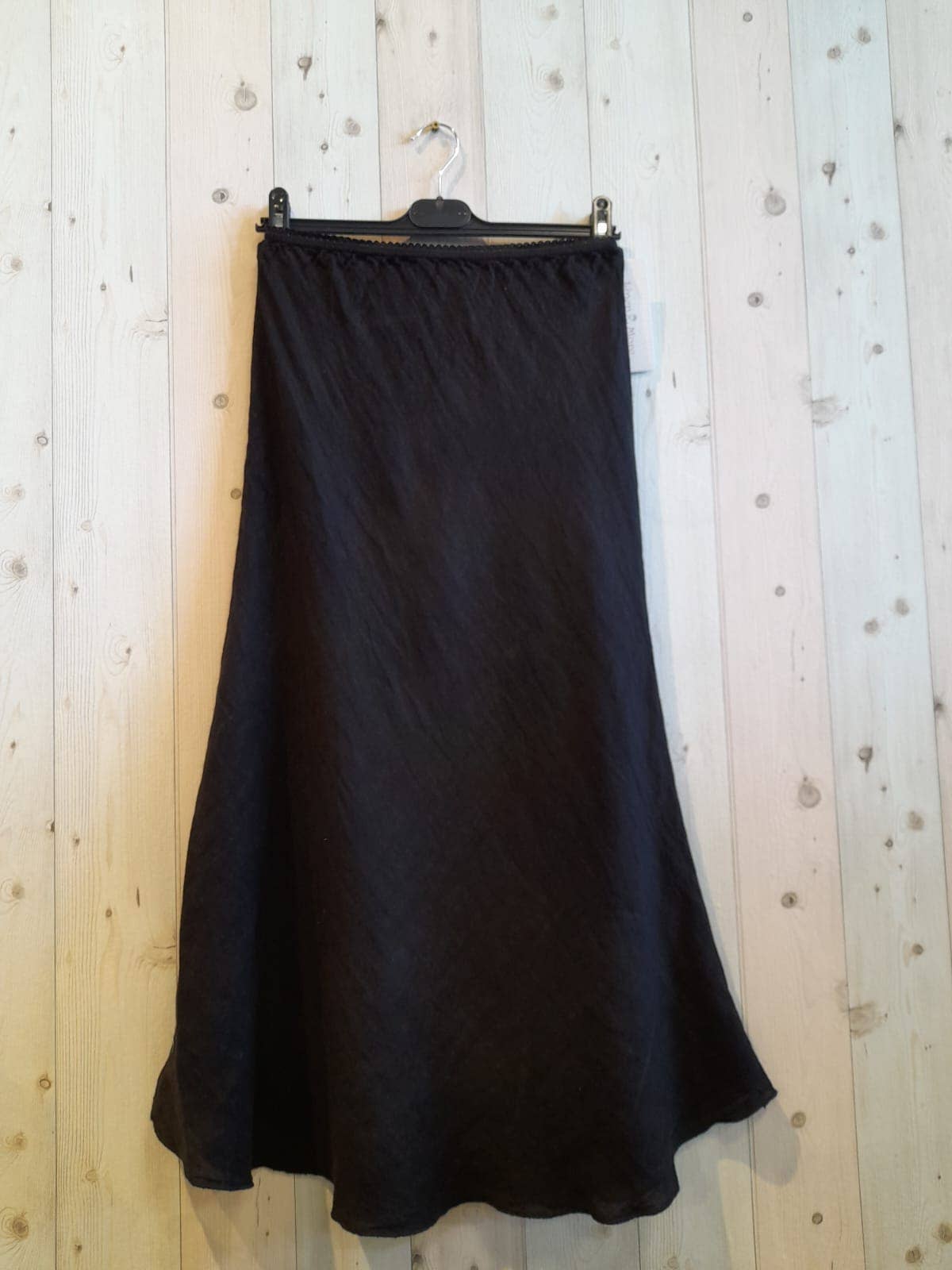 Linen Bias Cut Skirt, 100% Linen, Made in Italy