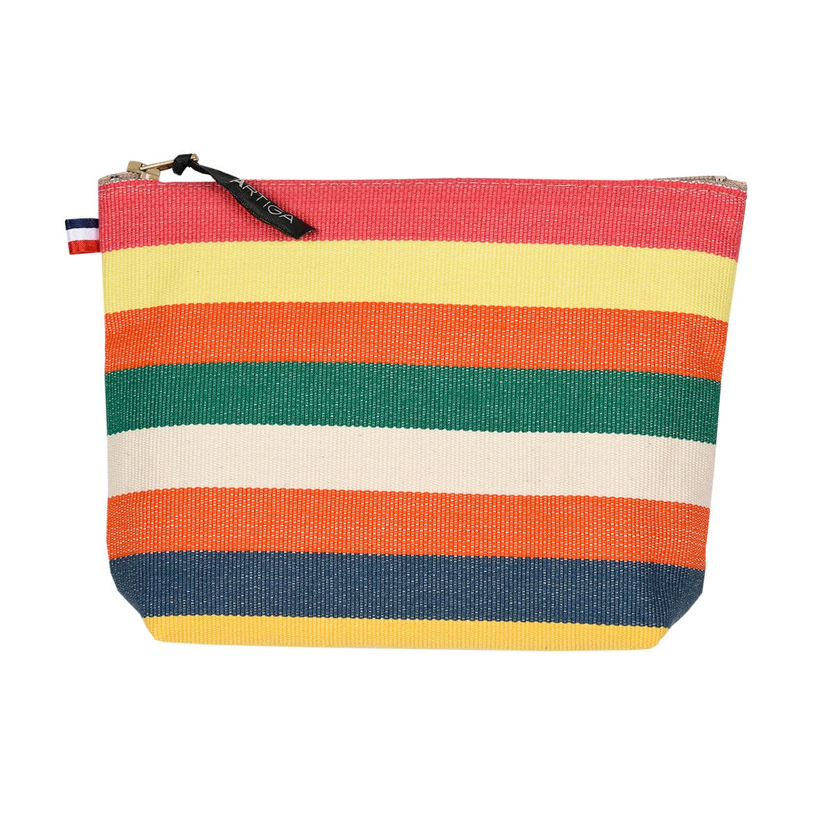 Turquoise Make Up Bag, Espadrille Canvas