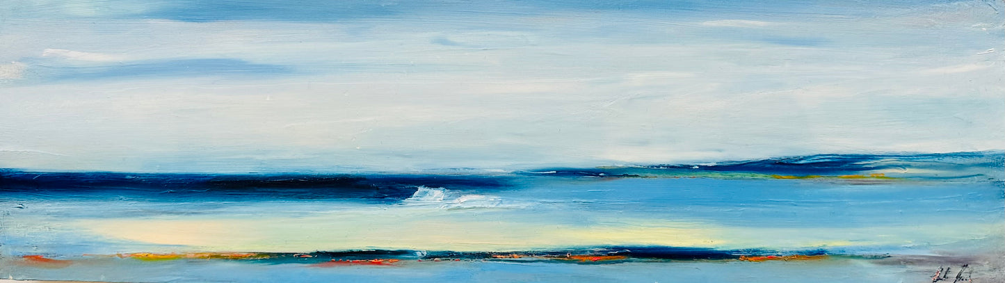 Helen Hadley Original Painting 18" x 5", St George's