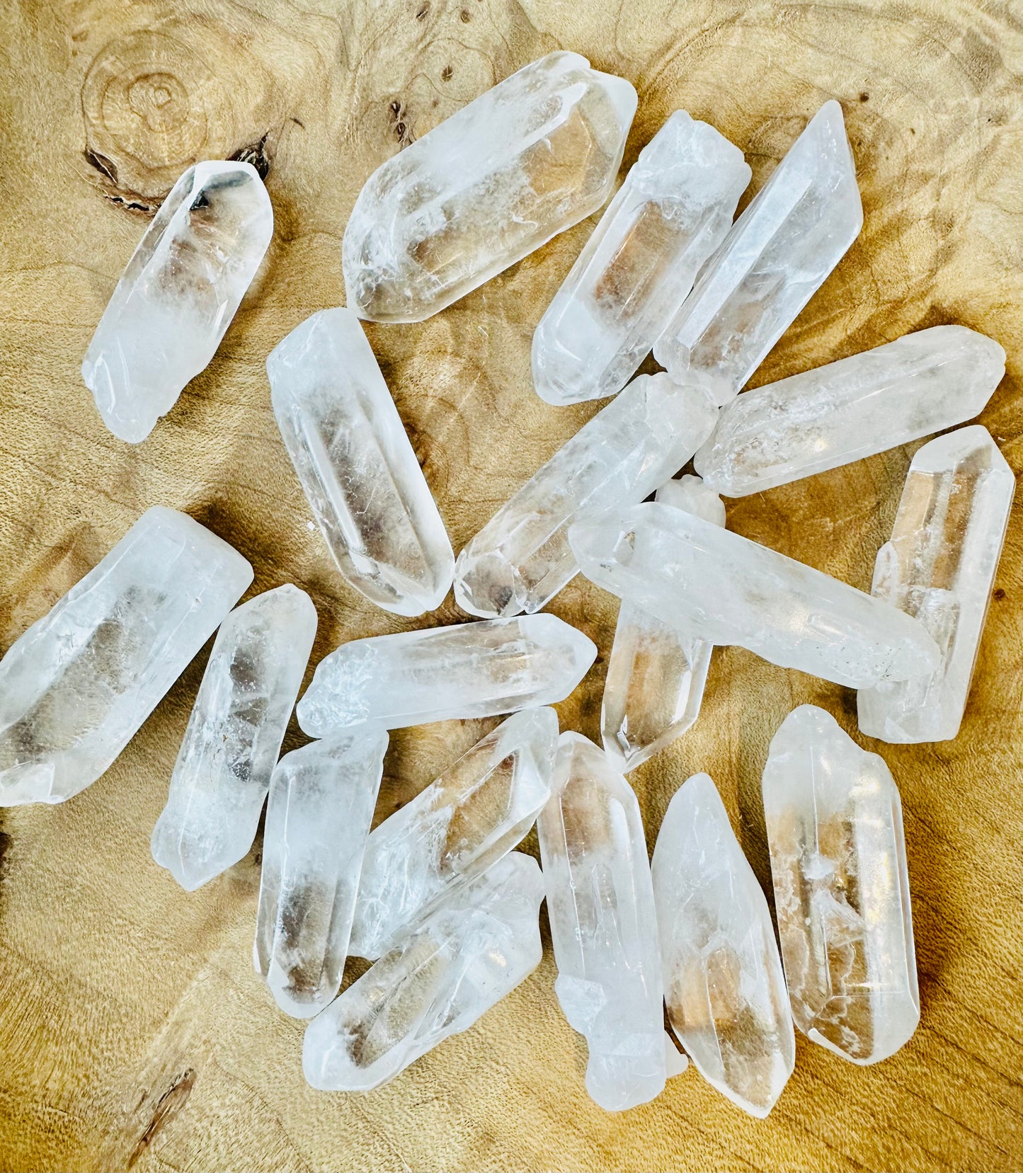 Quartz Crystal 1.75" - 2" Single Point Crystal, Rough Cut