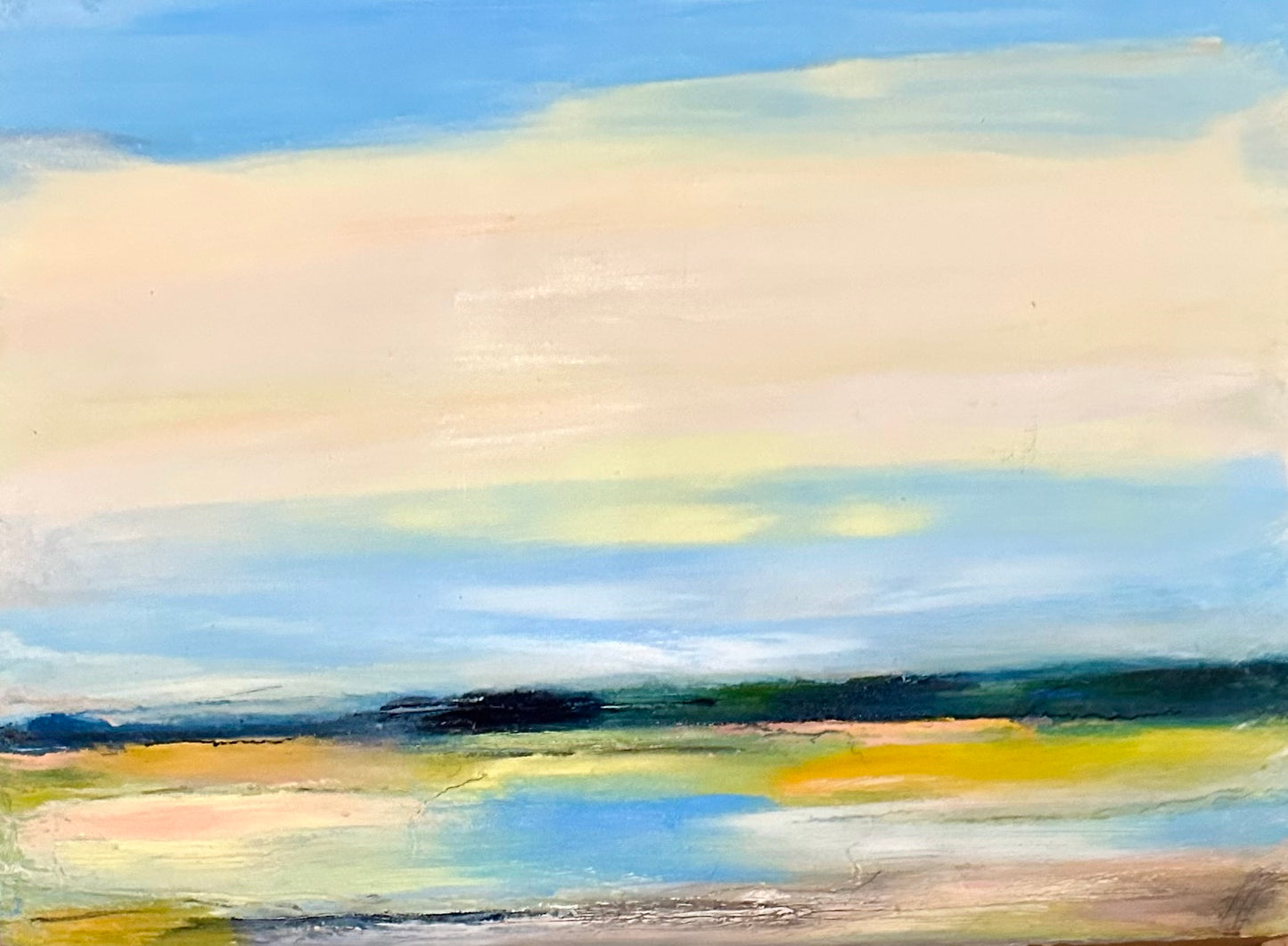 Helen Hadley Original Painting 5" x 7" Horizontal format