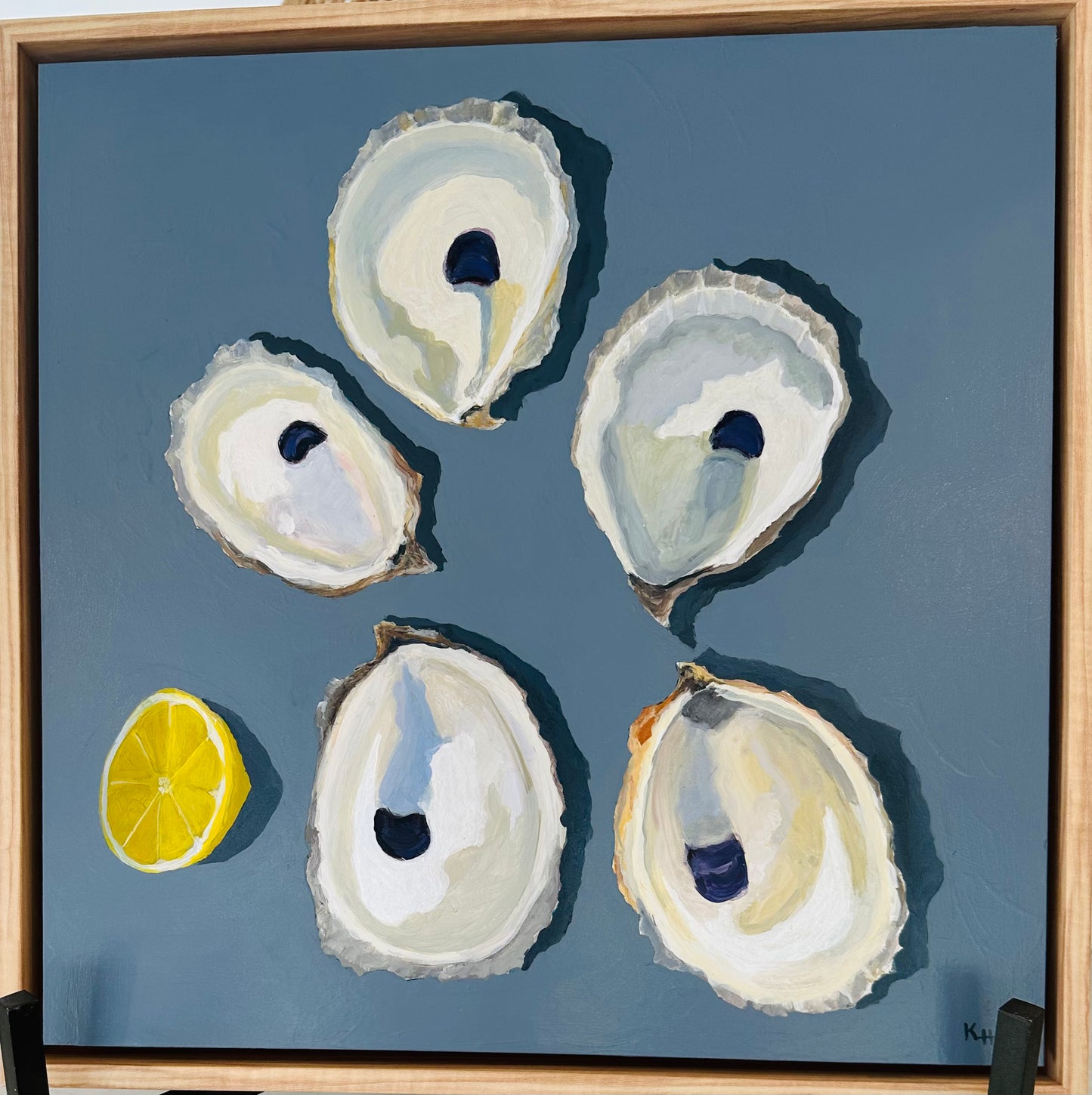 "Sea Gems" Acrylic Painting by Local Artist Karen Houston - 16" x 16"