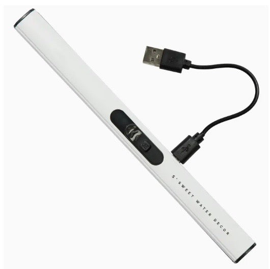 White USB Lighter, Rechargeable