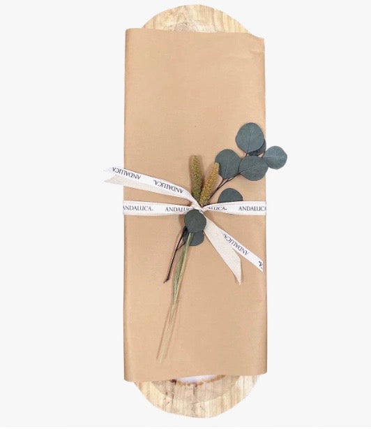 Candle Tray, Paulownia Wood with Palo Santos Scent 25" x 9"