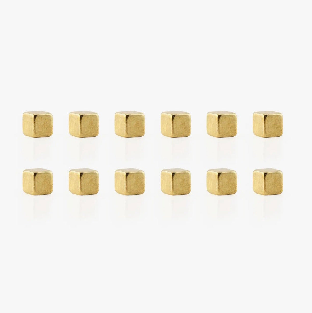 Magnets Mini Gold Cubes