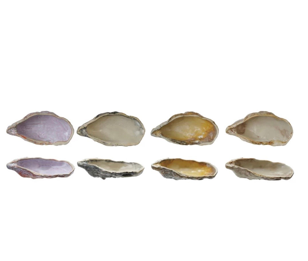 Pastel Oyster Dishes, 5"