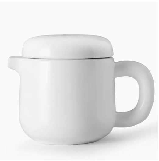 Mini Teapot, Porcelain Teapot w/ Infuser - 20oz / 0.6L