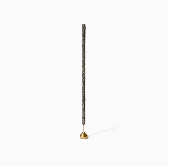Incense Holder Water Drop Shape Medium Brass