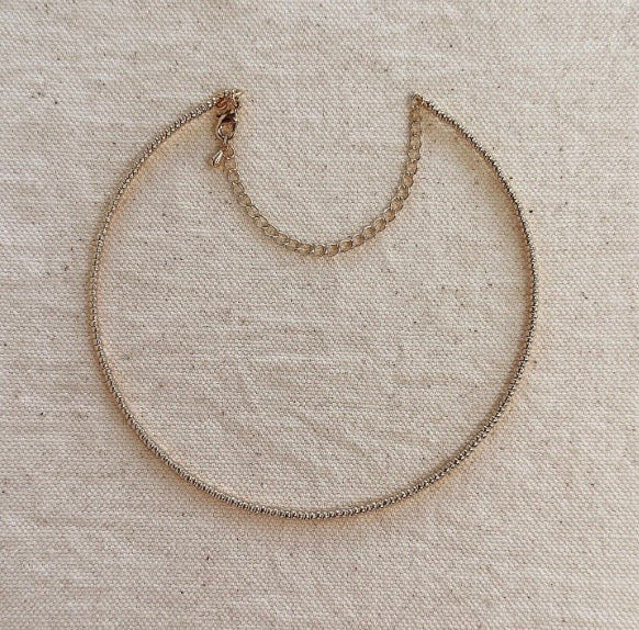 Mini Bead Choker Necklace