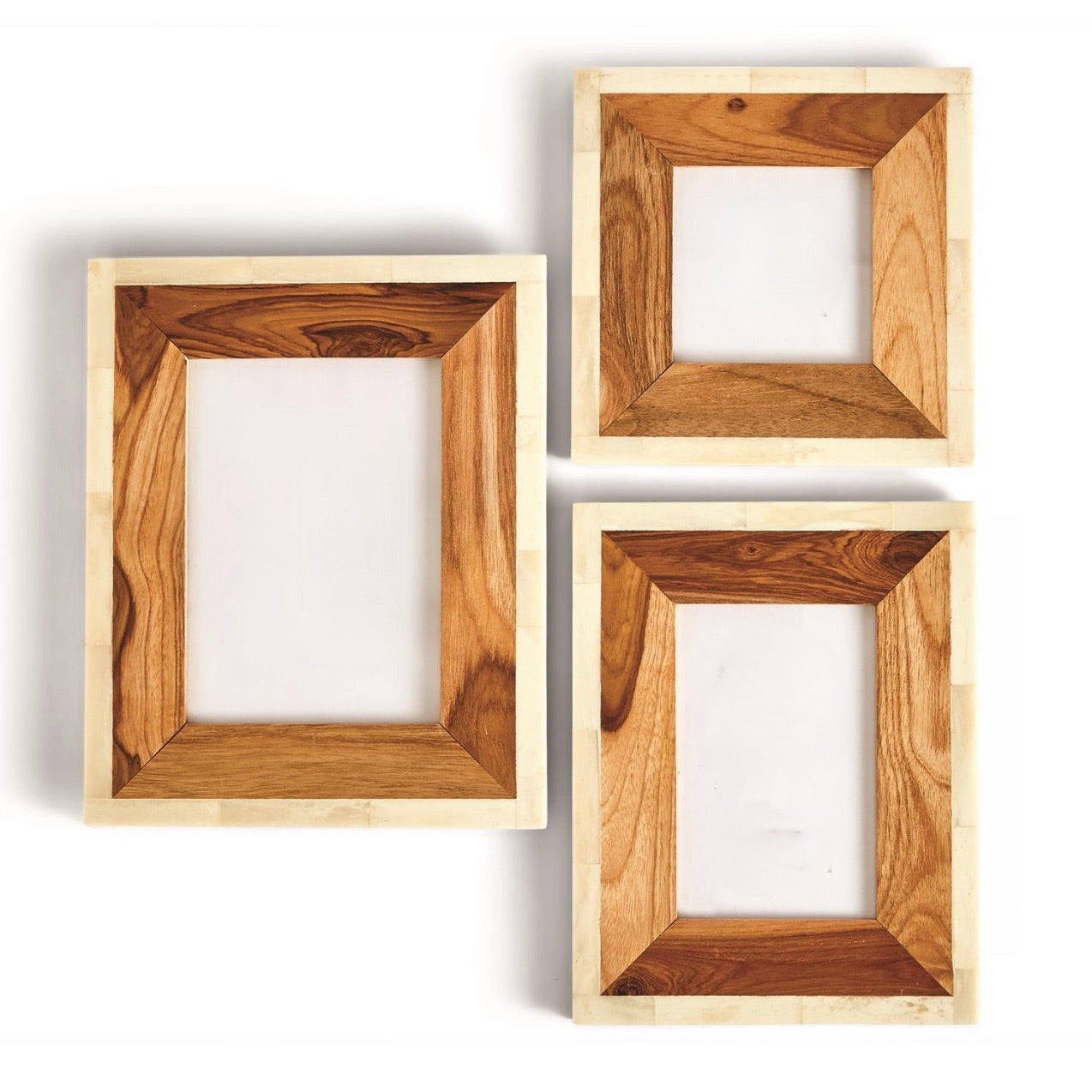 Wood and Bone Photo Frames, 3 size options