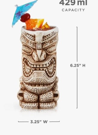 Tiki Mug Ceramic, High Tide