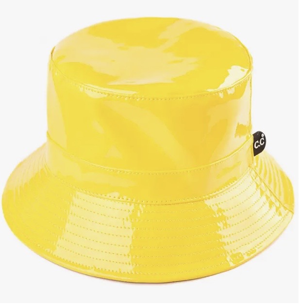 Kids Rain Hat Bucket Style Shiny