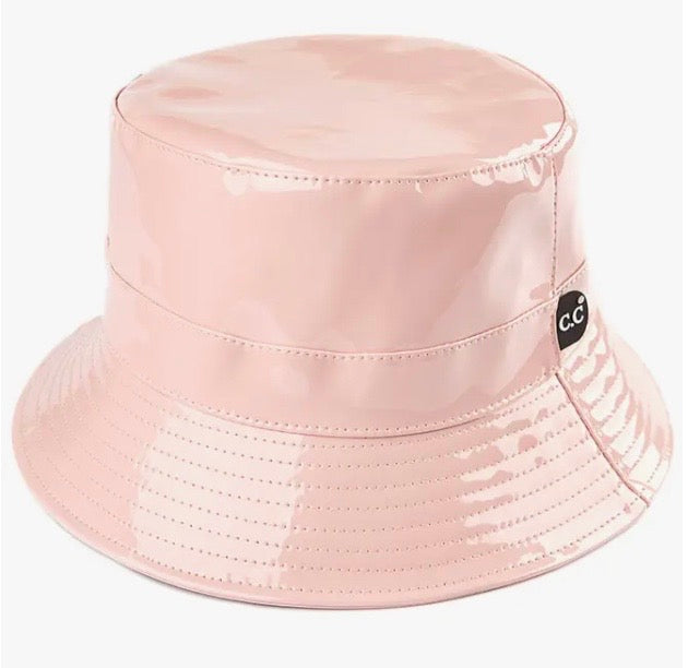 Kids Rain Hat Bucket Style Shiny