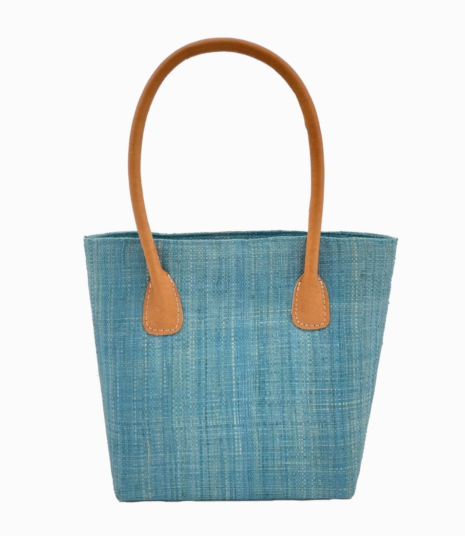 Soubic Solid Color Straw Basket Bag