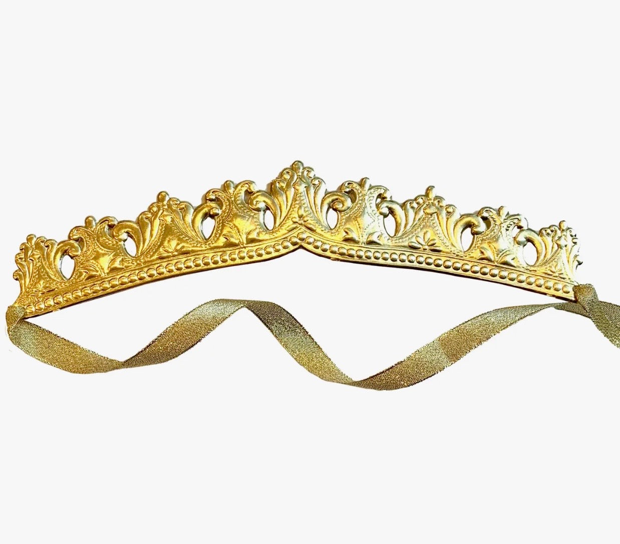 Gold Party Royal Crown Embossed, Made in Europe
