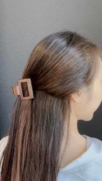 Ice Matte Kylie Hair Clip, Various Color Options 2"