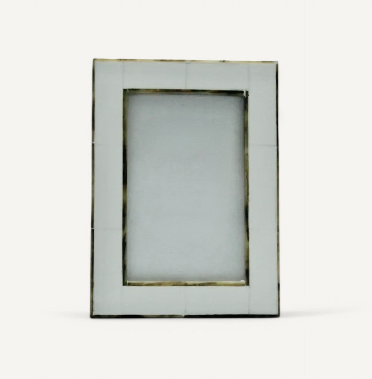 Horn and White Border Frame