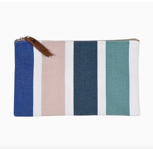 Flat Organizer Pouch, French Stripe