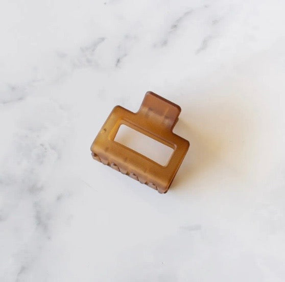 Ice Matte Kylie Hair Clip, Various Color Options 2"