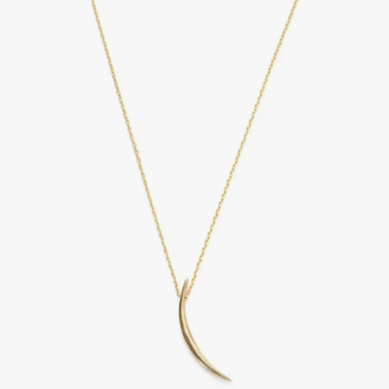 Waning Crescent Necklace