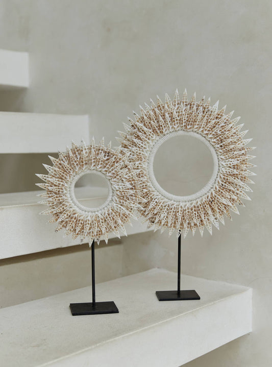 Solaris Shell Handmade Art on a Stand