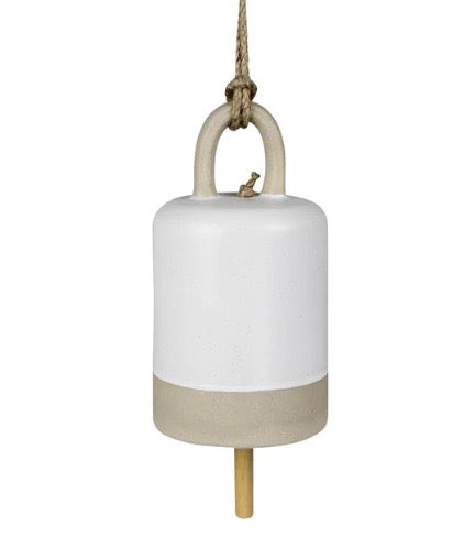 Bell Chime Stoneware and White Ceramic Cielo
