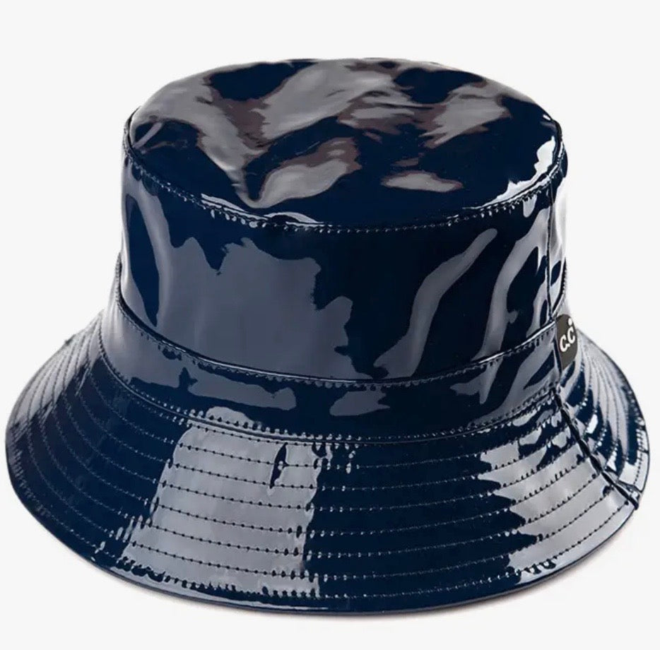 Kids Rain Hat Bucket Style Shiny