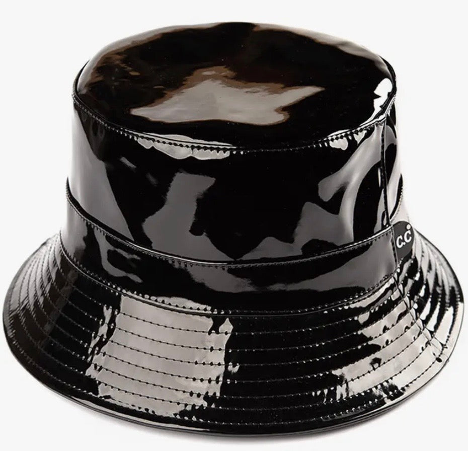 Kids Rain Hat Bucket Style Shiny