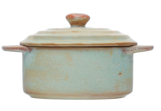 Celadon Brie Baker, 5" Round