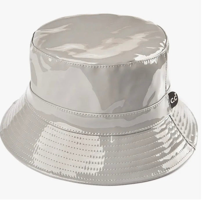 Kids Rain Hat Bucket Style Shiny