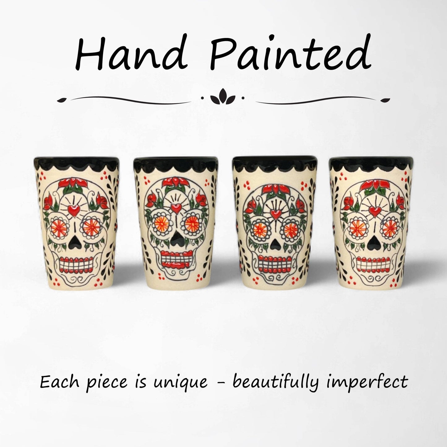 Tequila Shot Glasses, Hand Made in Mexico