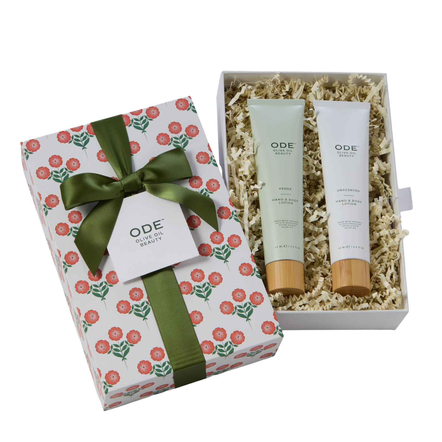 ODE Hand & Body Lotion Duo Gift Set, Organic, Made in California