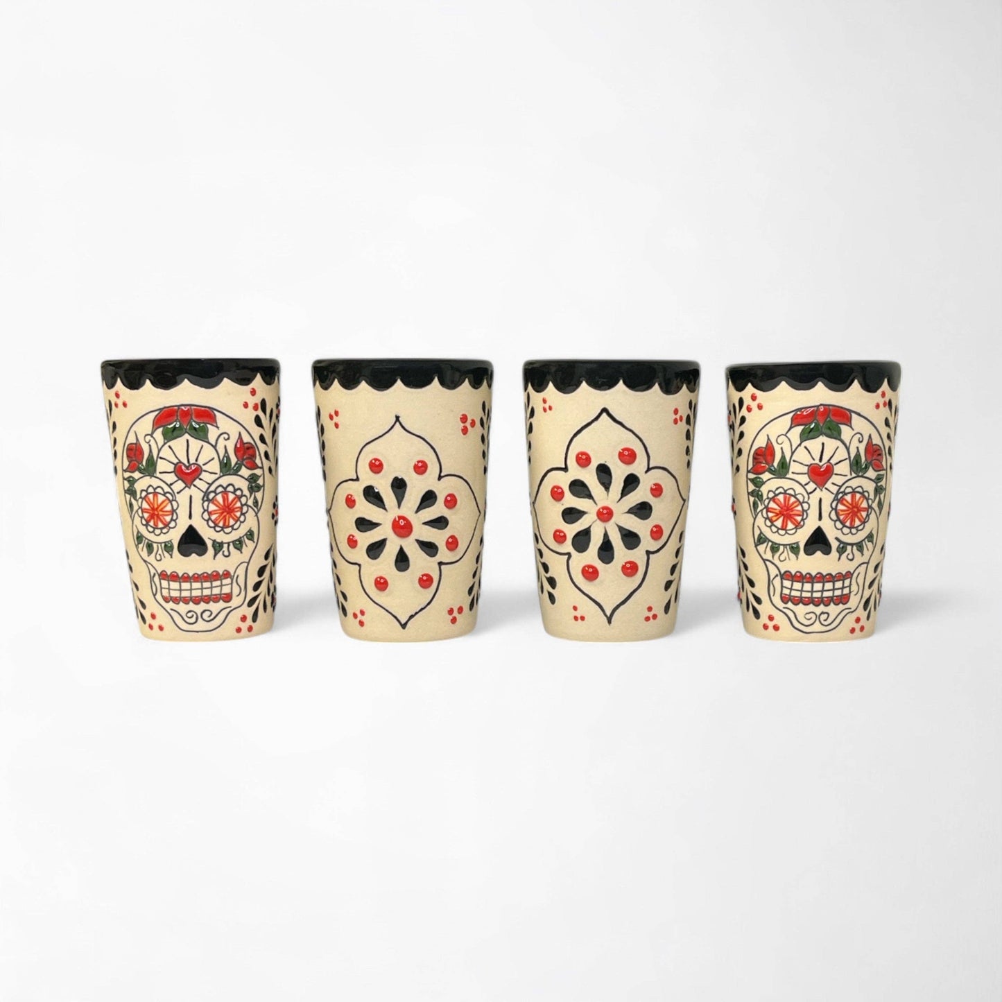 Tequila Shot Glasses, Hand Made in Mexico
