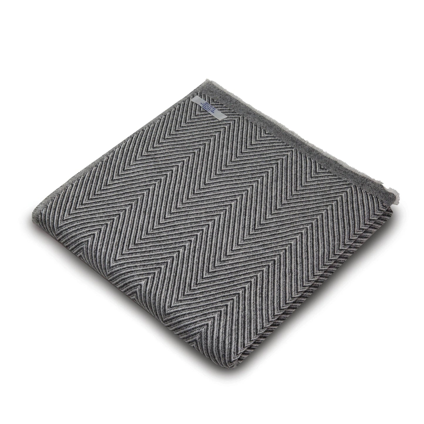 Cashmere Blanket, Thick Herringbone Design 112" x 60"