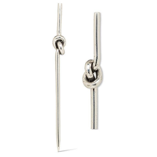 Silver Knot Cocktail Pick-5"L