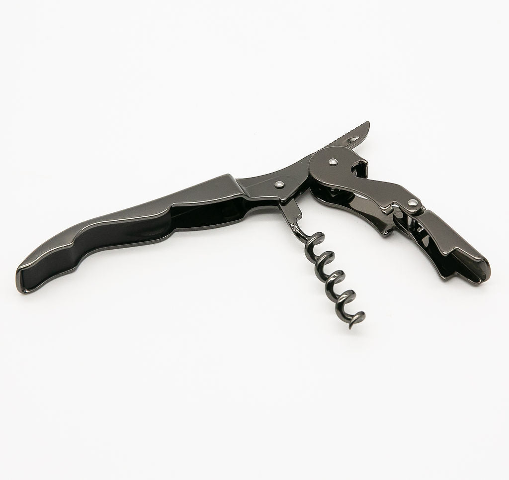 Gunmetal Plated Corkscrew Wine Opener