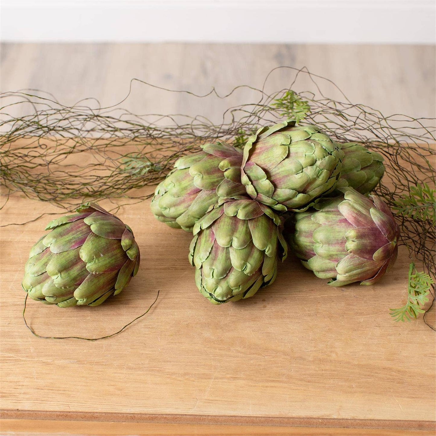Green Faux Artichoke, Sold Separately