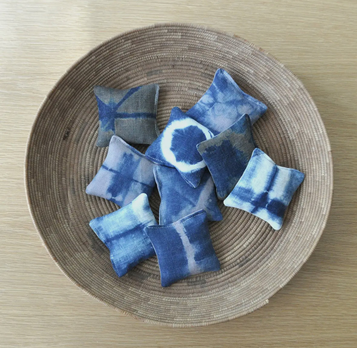 Shibori Indigo Lavender Sachet