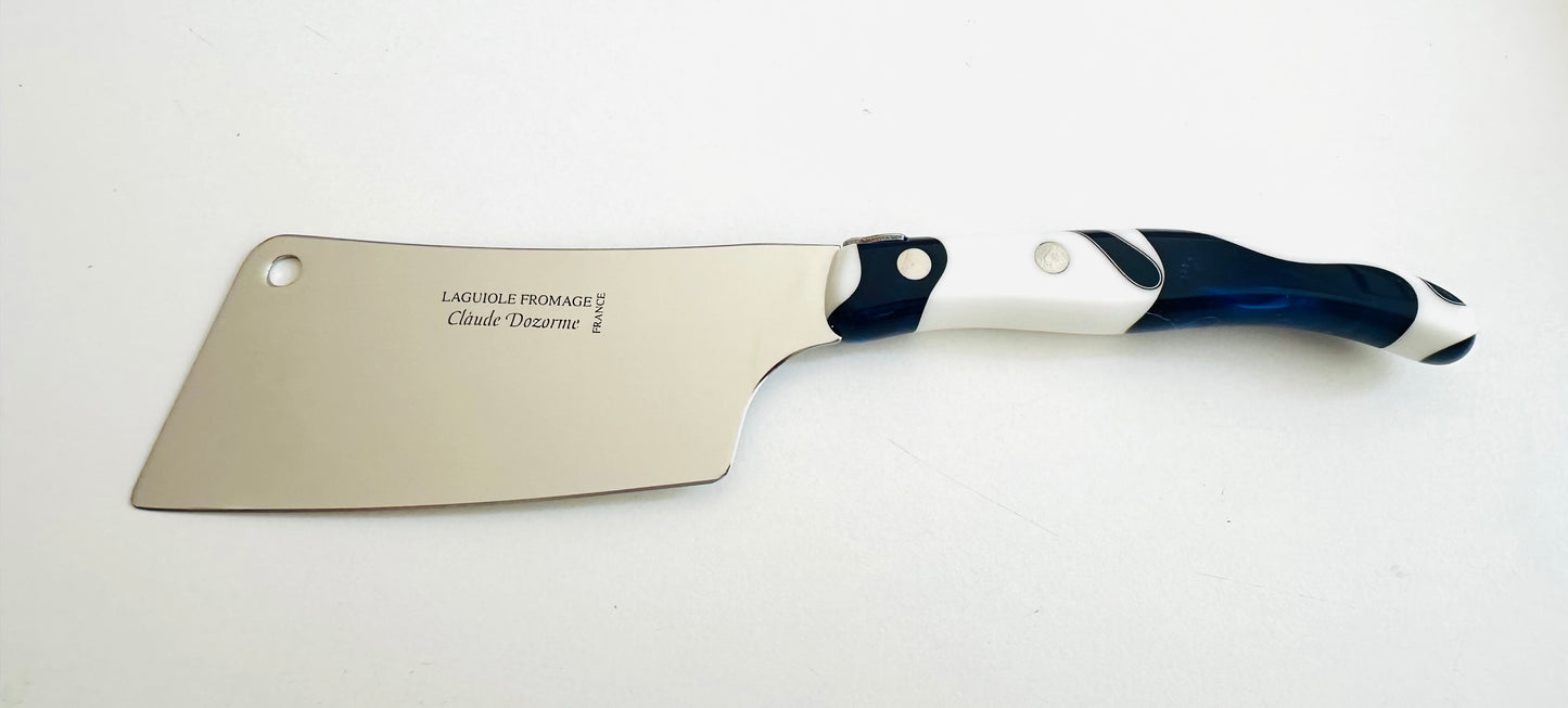 Blue Marble Cheese Knives, Various Sizes and Functions.