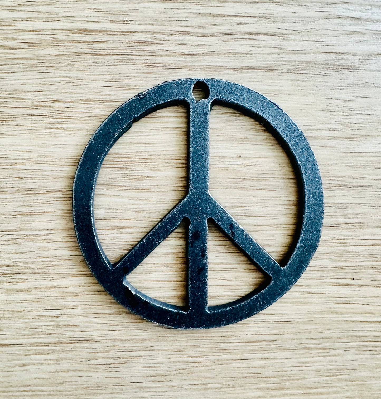 Metal Peace Sign 3"