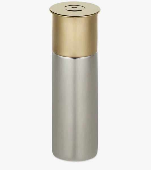 Shotgun Cartridge Liquor Flask. English Pewter 4oz