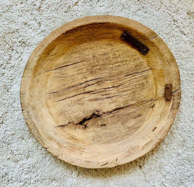 Huge Vintage Wood Bowl Afghanistan