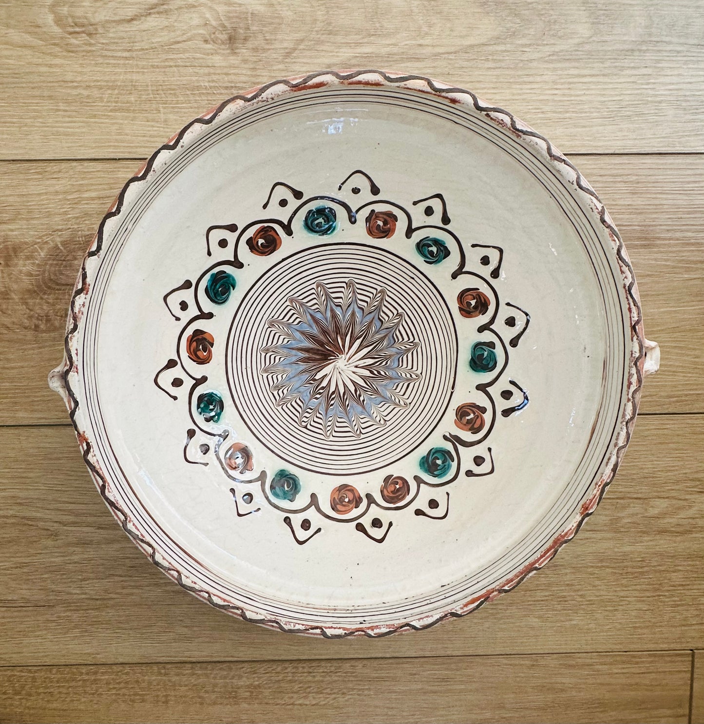 Romanian Bowls, Handmade, Each Pattern Unique 9"-12"
