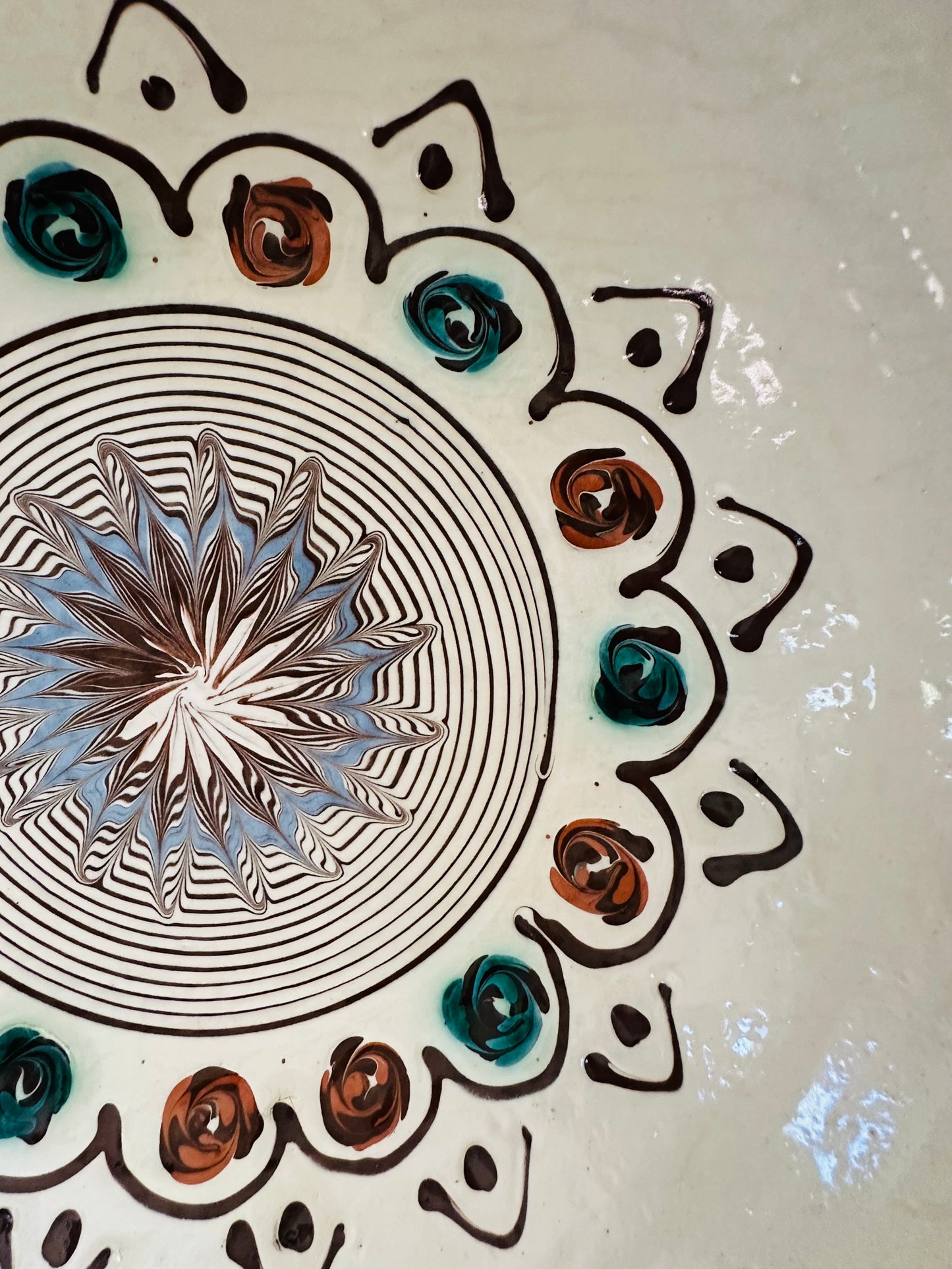 Romanian Bowls, Handmade, Each Pattern Unique 9"-12"