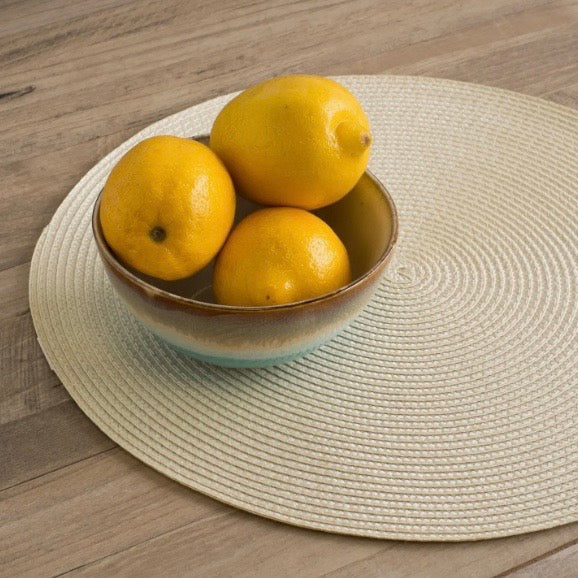 Ivory Round Placemat