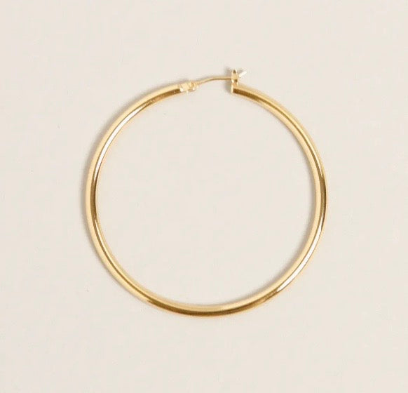 Hoop Earrings, 14kt Gold Plated